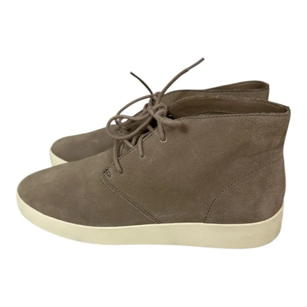 EVERLANE Mens The Desert Lace up BOOTS Size 7.5 Sepia Suede